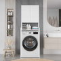 Hanah Home Armario para Lavadora Val2-W Blanco